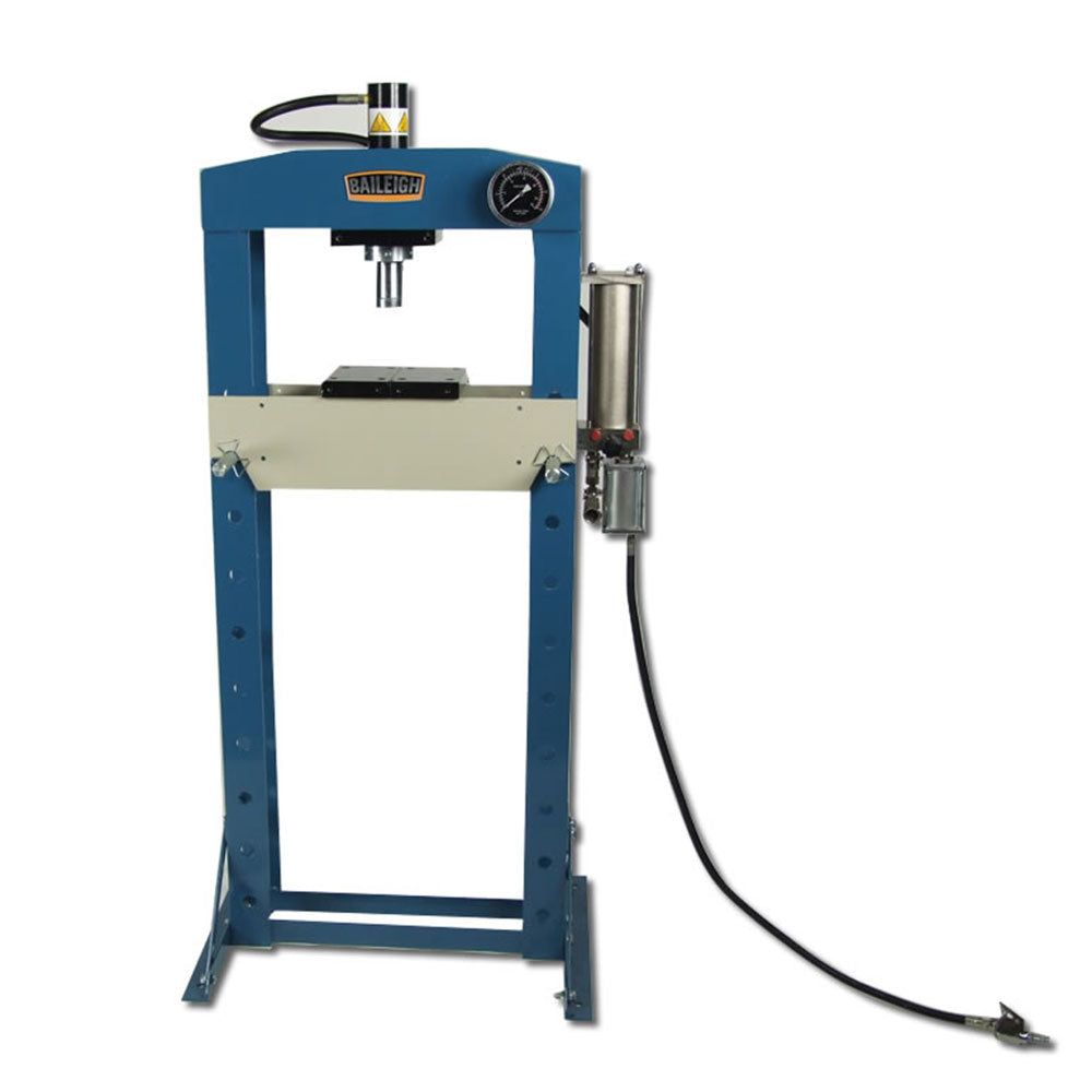 Baileigh 1004808 HSP-20A 20 Ton Pneumatic H-Frame Shop Press