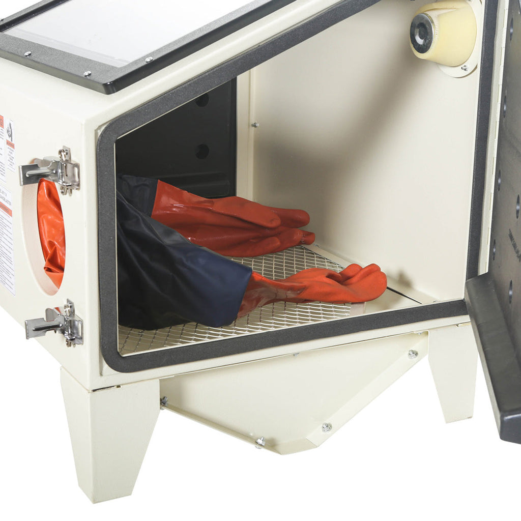 Shop Fox M1114 60-100 Psi Heavy Duty Benchtop Sandblast Cabinet w/ Transformer